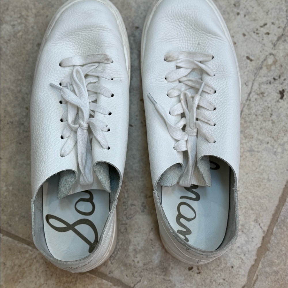 White Leather Sneakers